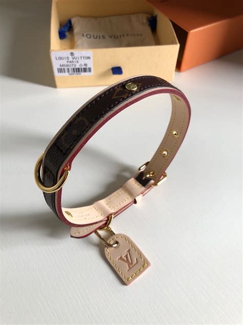 louis vuitton dog collar replica|louis vuitton dog bandana.